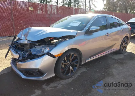 2021 Honda Civic Sport из США, поврежденный, VIN 2HGFC2F82MH506524